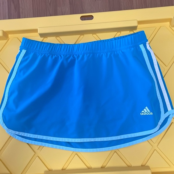 adidas Pants - Adidas Climalite Running Shorts Womens Size Large Blue Marathon 10 Athletic Gym